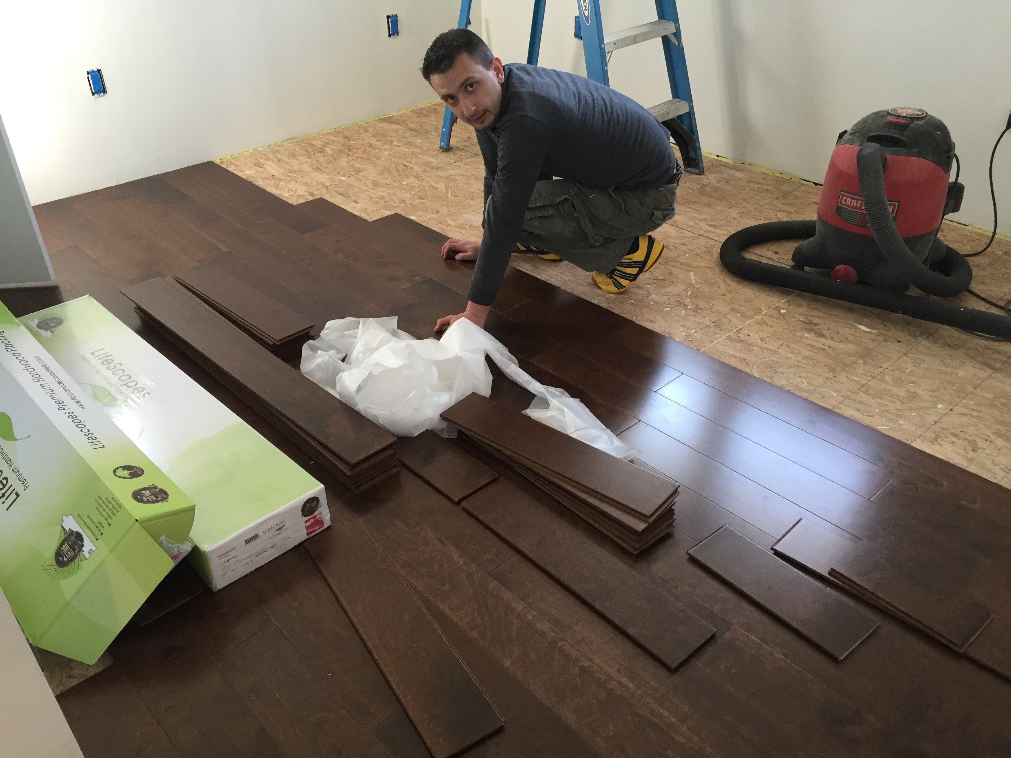 Installing Our Hardwood Floors Project Our House
